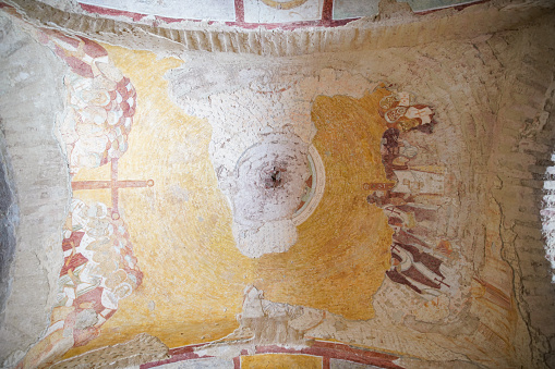 Fresco in Saint Nicholas Church in Demre, Antalya City, Turkiye