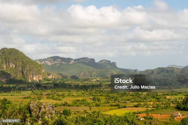 Viñales Valley In Pinar Del Rio Cuba Stock Photo - Download Image Now - Awe, Beauty In Nature, Caribbean