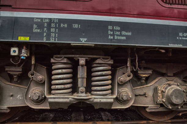 locomotiva diesel della deutsche bundesbahn - deutsche bundesbahn foto e immagini stock