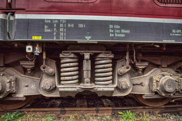 locomotiva diesel della deutsche bundesbahn - deutsche bundesbahn foto e immagini stock