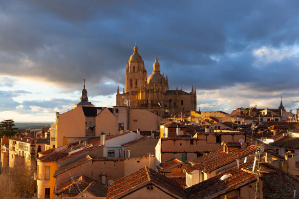 istock Panoramic view of Segovia, Spain 1451819399