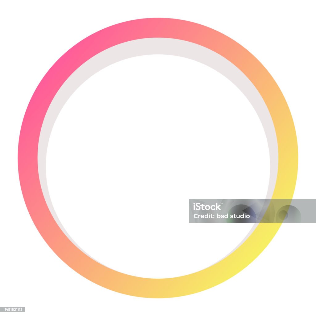 Gradient Loop Circle Vector Design Element Stock Illustration ...