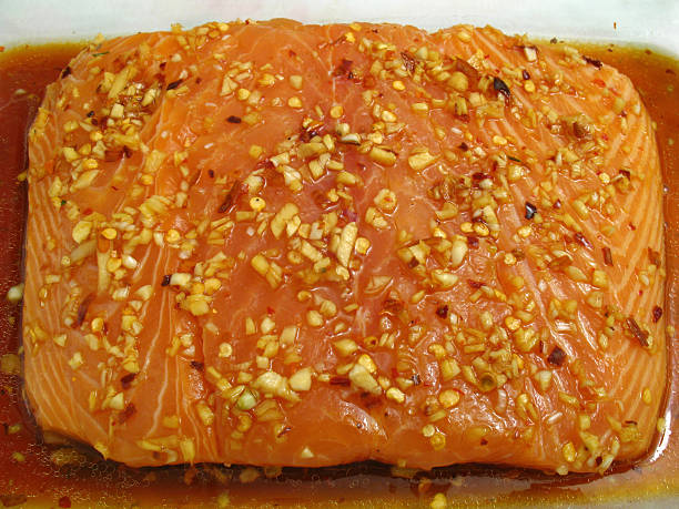 istock Teriyaki Marinated Salmon Fillet 145182309