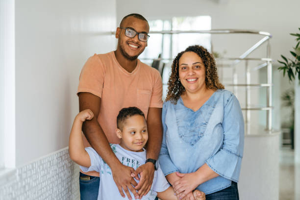 istock Family portrait at home 1451824199
