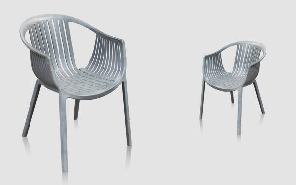 istock two reclining plastic chair on isolaetd background, object, decor, vintage, modern, copy space 1451828740