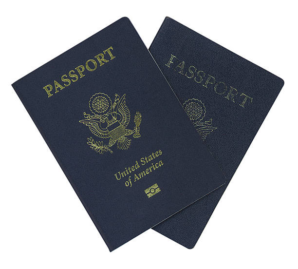 Replacement Passport stock photo