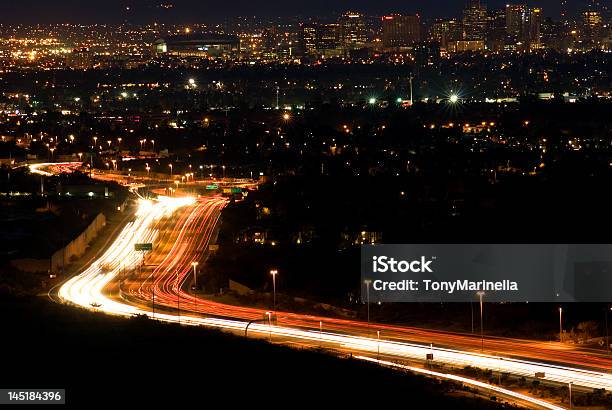 Centro Di Phoenix Arizona - Fotografie stock e altre immagini di Phoenix - Arizona - Phoenix - Arizona, Notte, Arizona