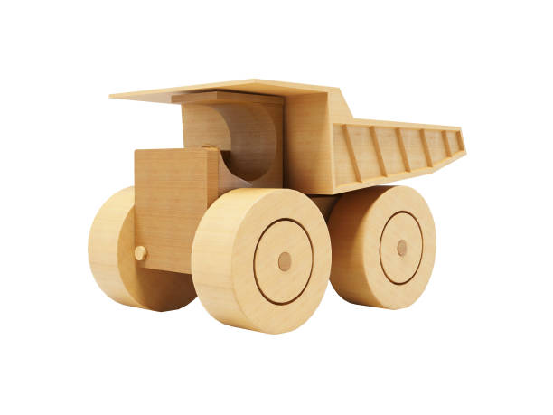 istock 3d illustration toy dump truck perspective view on white background no shadow 1451852533
