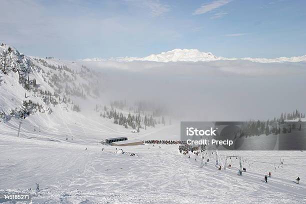 Recreation Above The Clouds Stock Photo - Download Image Now - Activity, Alpine Skiing, Amusement Park Ride