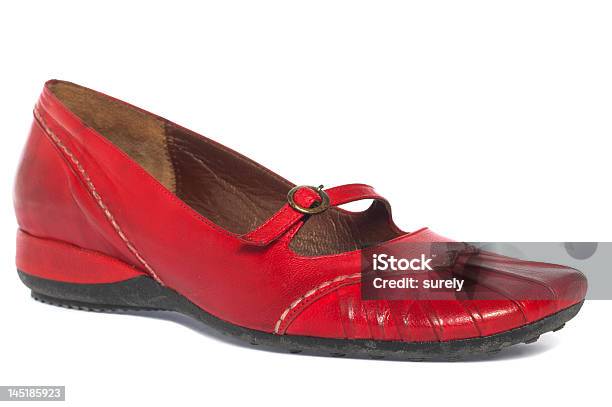 Red Shoe Stock Photo - Download Image Now - Casual Clothing, Clothing, Comfortable