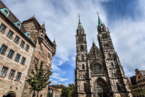 Majestic St. Lorenz Church In Nuremberg, Germany