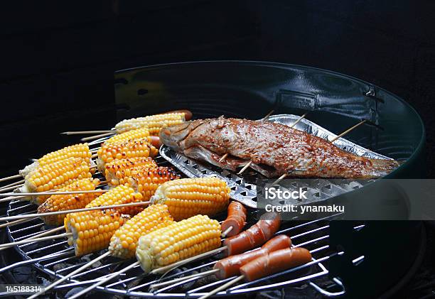 Piknik I Grilla Czasu - zdjęcia stockowe i więcej obrazów Barbecue - Barbecue, Białko, Dym