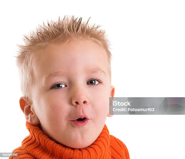 Funny Gesicht Stockfoto und mehr Bilder von 2-3 Jahre - 2-3 Jahre, Blondes Haar, Ein Junge allein