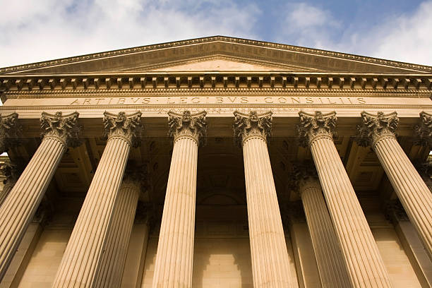 istock Columns on St Georges Hall, Liverpool, England, completed in 1854 145189356