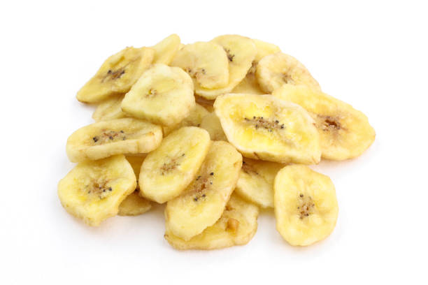 istock Sweet snacks Dried banana slices. 1451896957