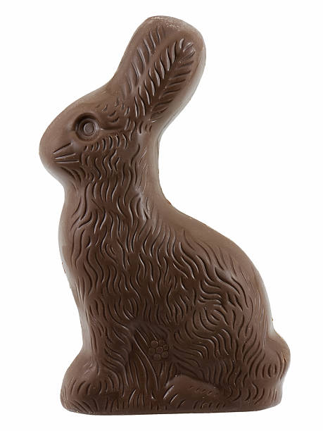 Chocolate Easter Bunny stock photo