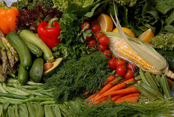 野菜 - vegetable healthy eating heirloom tomato edible mushroom ストックフォトと画像