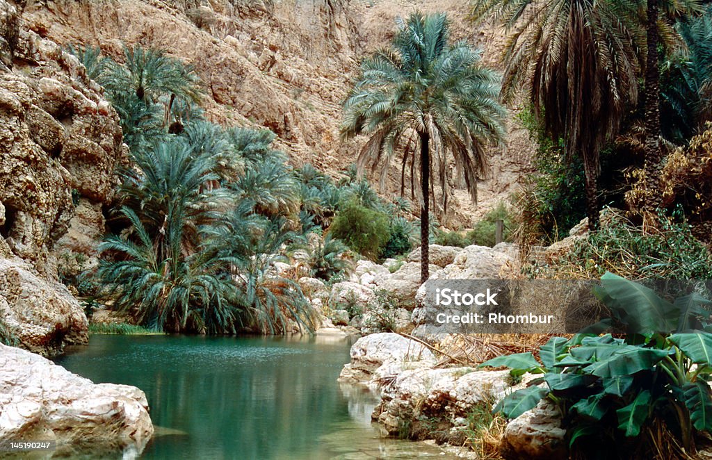 Wadi Shab - Zbiór zdjęć royalty-free (Oman)