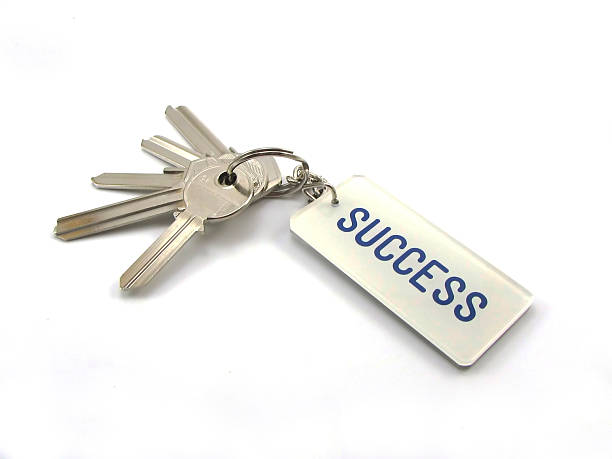ключи успеха - success business growth key стоковые фото и изображения