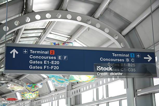 端子のサイン - オヘア国際空港のストックフォトや画像を多数ご用意 - オヘア国際空港, シカゴ市, イリノイ州