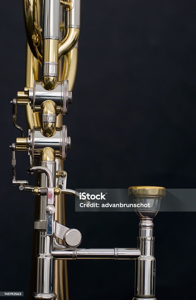 Parte de trombone - Foto de stock de Barulho royalty-free