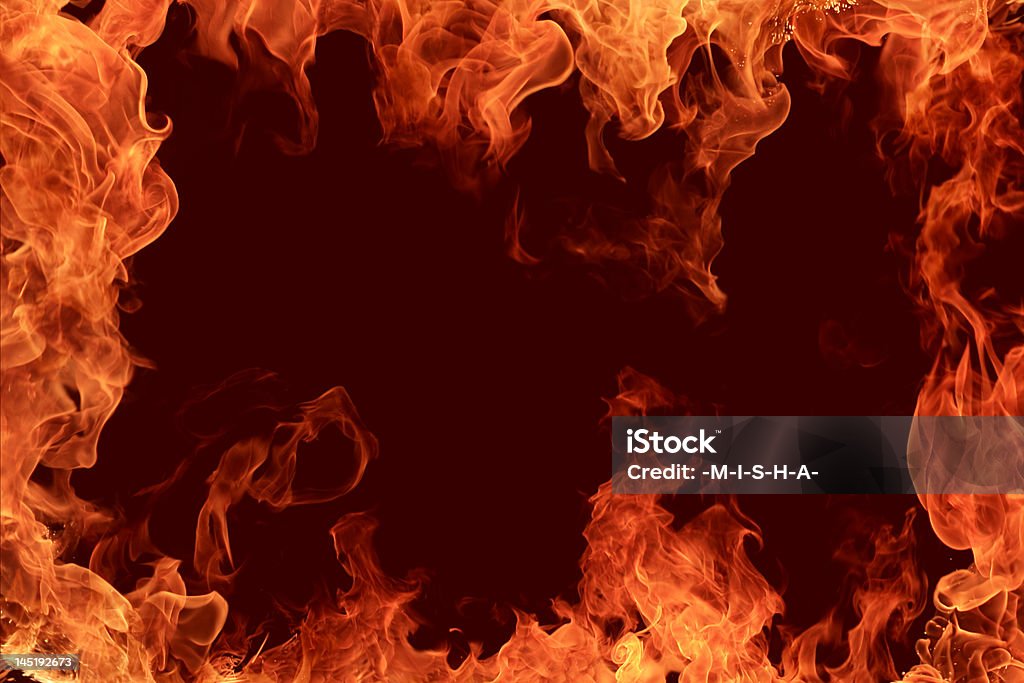 Fire Fiery frame Abstract Stock Photo