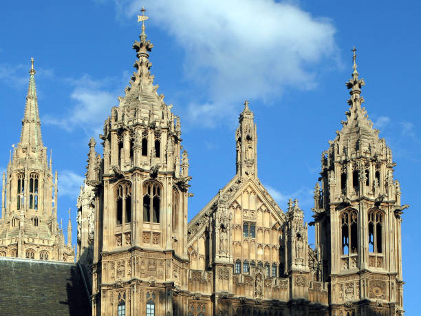 istock Ornate spires of Parliament 145192749