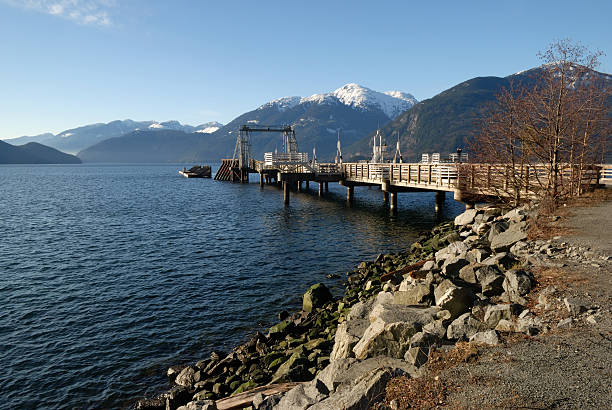 istock Dock at porteau cove provincial park, british columbia 145192945