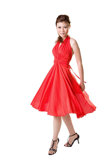 istock woman turn around smiling 145193316