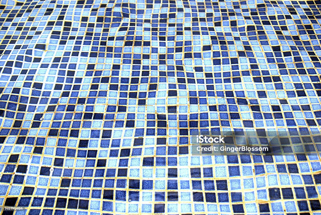 Fundo de mosaico azul - Royalty-free Alfalto Foto de stock