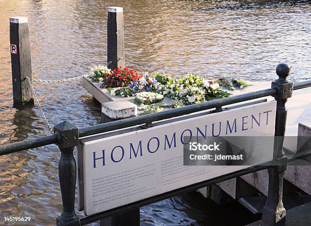 Foto de Gay Monumento Em Amsterdã e mais fotos de stock de Amsterdã - Amsterdã, Pessoa Gay, Direitos dos Gays