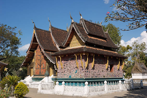 istock Buddhist ancient temple, Asia, Laos,  Luang Phabang 145196212