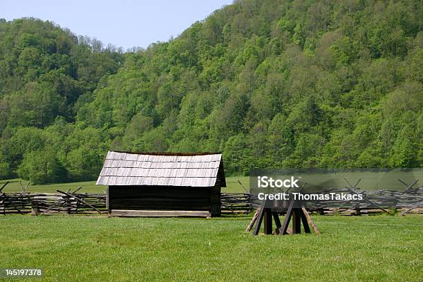 18 세기 농장 미흡함great Smoky Mountains National 18세기 스타일에 대한 스톡 사진 및 기타 이미지 - 18세기 스타일, 건축물, 공원