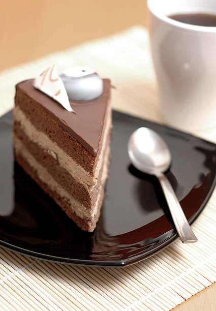 istock Piece of chocolate cake 145197514