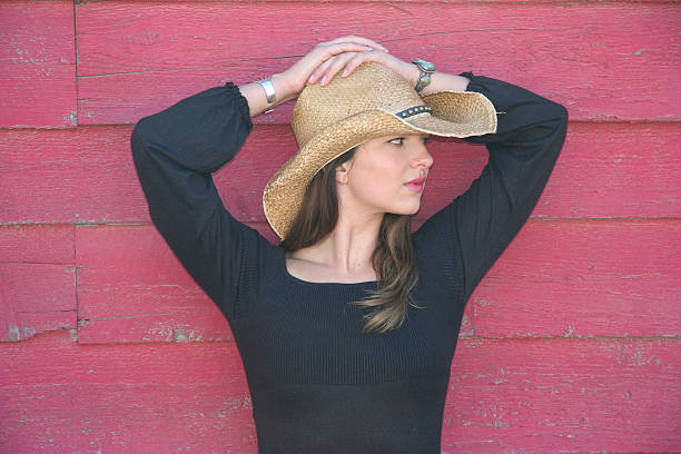 istock Cow Girl at Bonanza Ranch 145198122