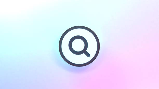 istock Magnifying glass icon. Search concept. 3d render illustration. 1452060222