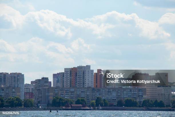 Ukraine Dnipro May 18 2020dnieper City In Ukraine Against The Background Of The Dnieper River In The Days Of Quarantine 2020 Stock Photo - Download Image Now