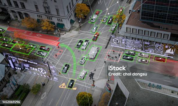 Smart City Stock Photo - Download Image Now - Smart City, Transportation, Mode of Transport