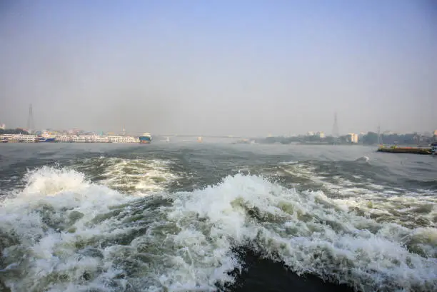 Photo of Cargo ship on the river