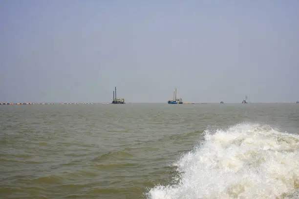 Photo of Cargo ship on the river