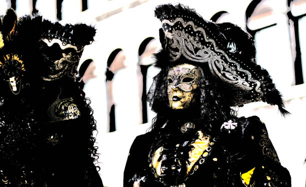 the masked couple for mardi gras mask mardi gras body painting stock pictures, royalty-free photos & images