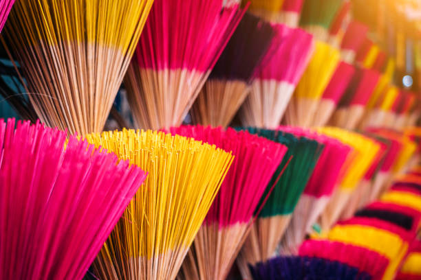 istock coloured incense sticks on display, Hue, Vietnam 1452115385