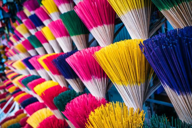 istock coloured incense sticks on display, Hue, Vietnam 1452115502
