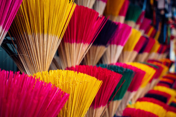 istock coloured incense sticks on display, Hue, Vietnam 1452115688