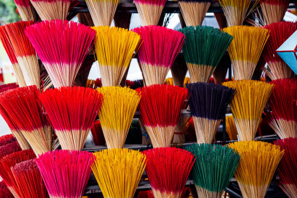 istock coloured incense sticks on display, Hue, Vietnam 1452115845