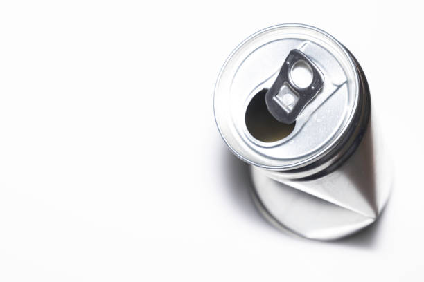 istock Dented metal can with the white background 1452118741