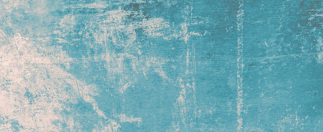 Blue aged grunge wallpaper.