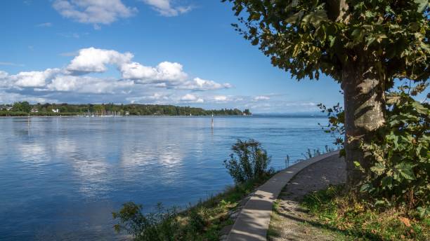 istock Idyllic scenery of a lake on a sunny day 1452133556