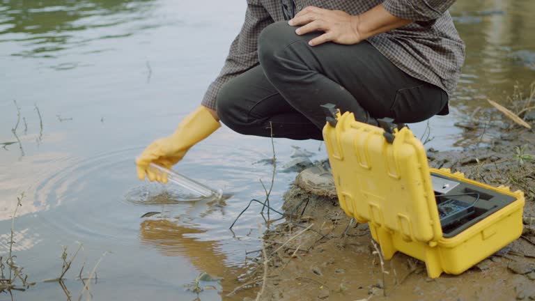 Collecting Sample Water CU