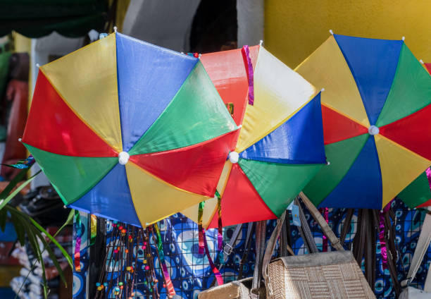 istock Frevo umbrellas from Olinda 1452145618